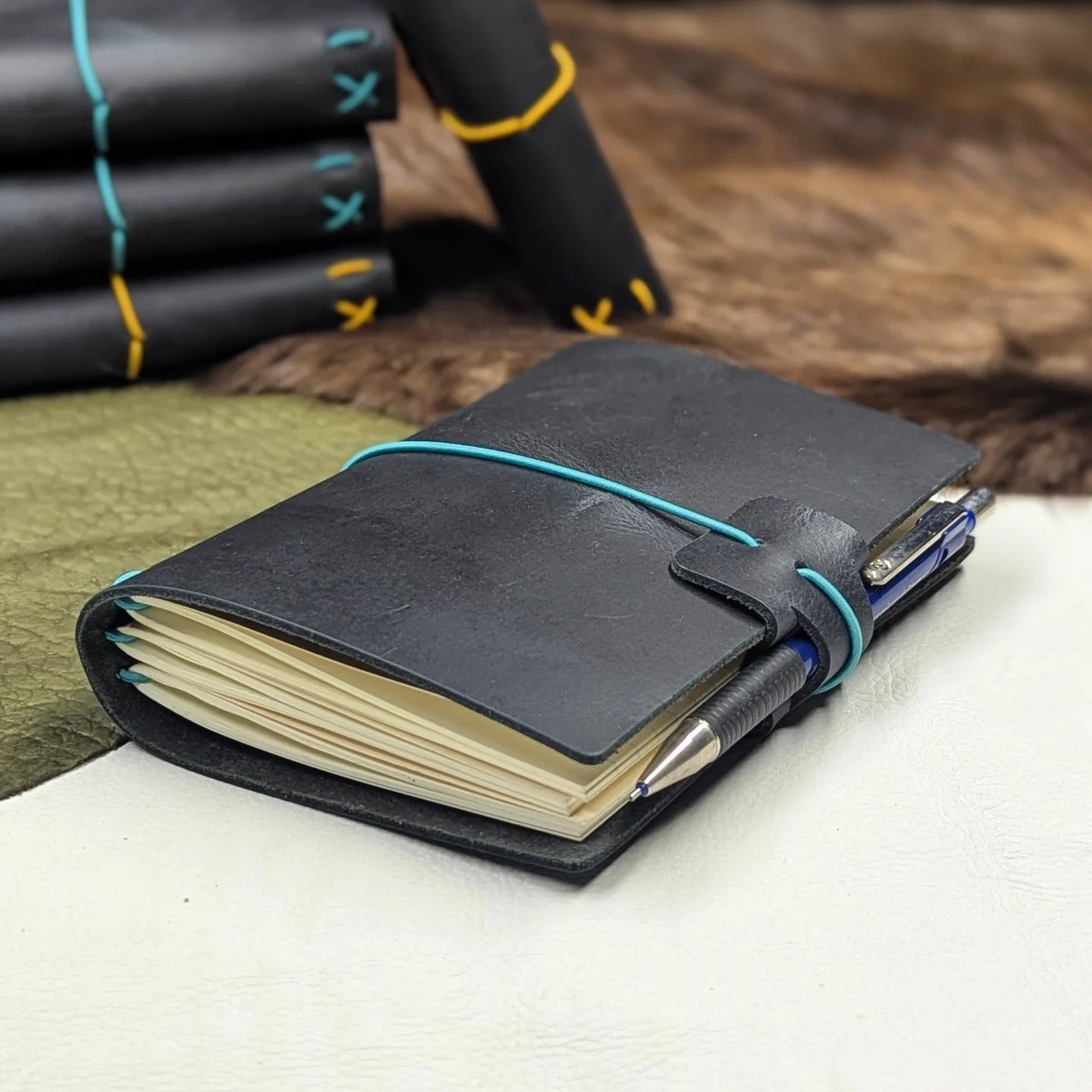 A6 Traveller's Refillable Notebook | Midnight Grey #3