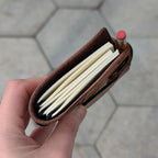 A7 Traveller's Refillable Notebook | Tooled Monstera Leaf #1