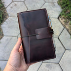 B6 SLIM Traveller's Refillable Notebook | Wild Mahogany #2