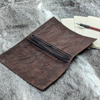 B6 SLIM Traveller's Refillable Notebook | Durham Bull Grain 'Live Edge' #2