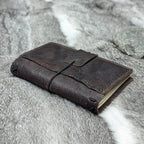 B6 SLIM Traveller's Refillable Notebook | Durham Bull Grain 'Live Edge' #2