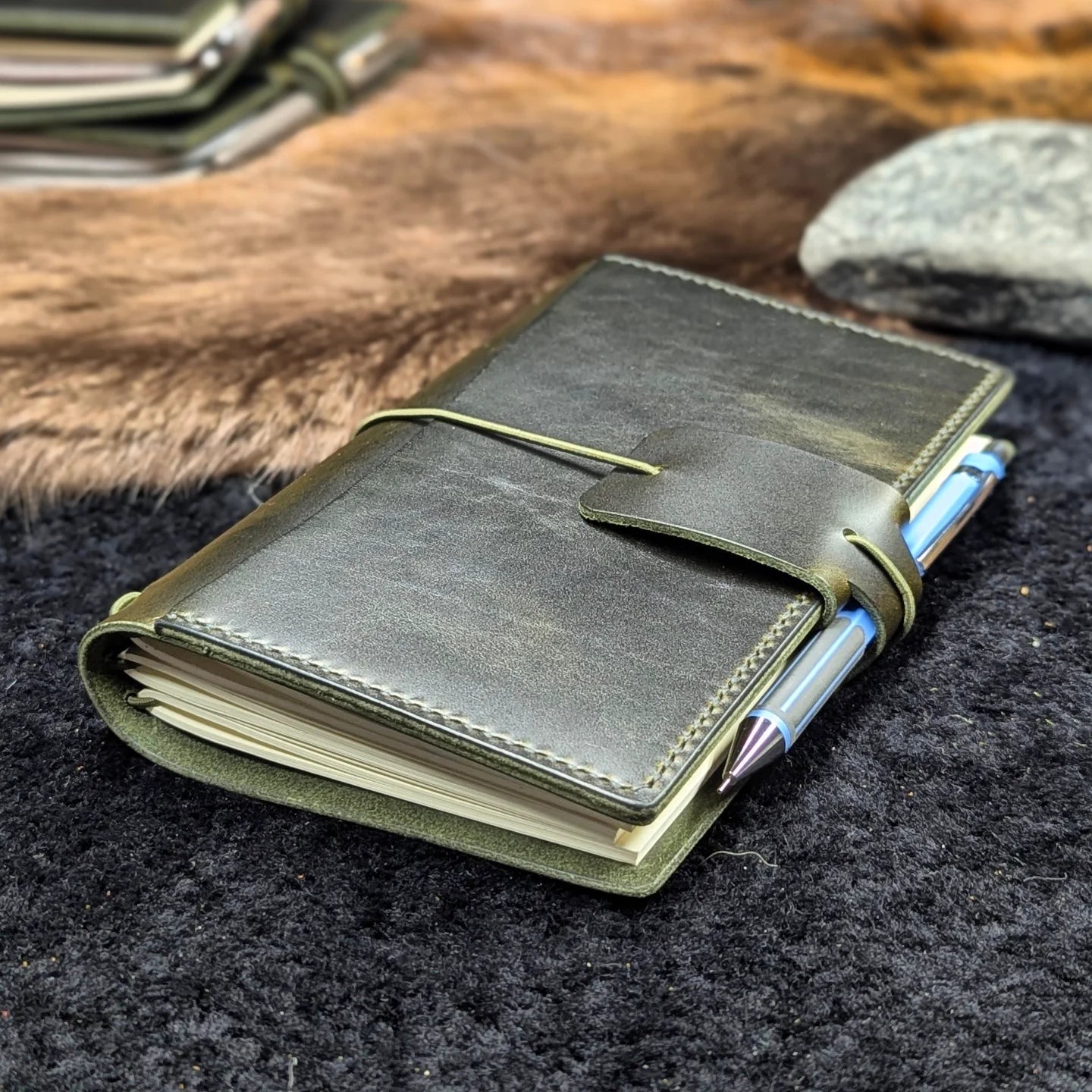 B6 SLIM Traveller's Refillable Notebook | Forest Keep CANOPY #2