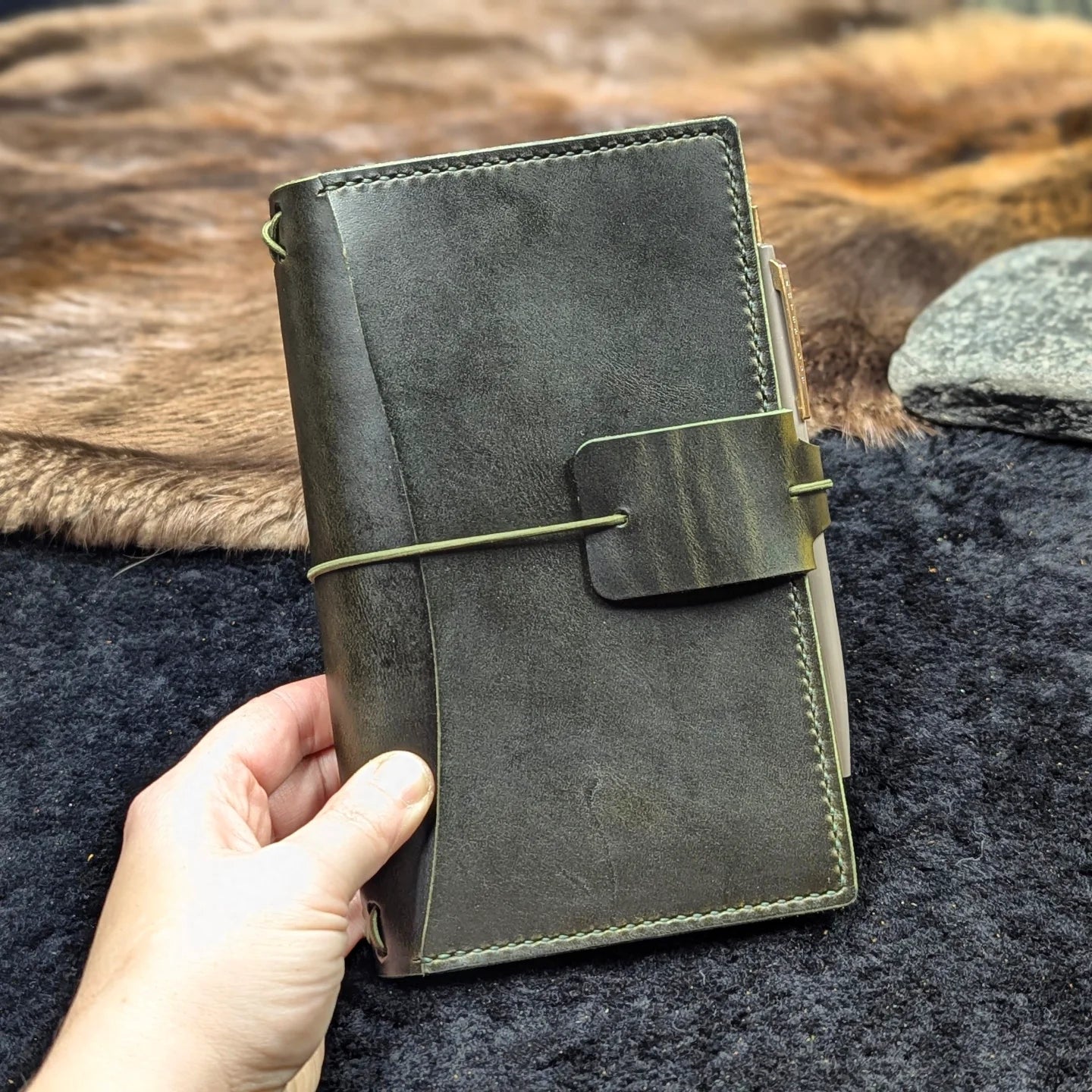 B6 SLIM Traveller's Refillable Notebook | Forest Keep CANOPY #4