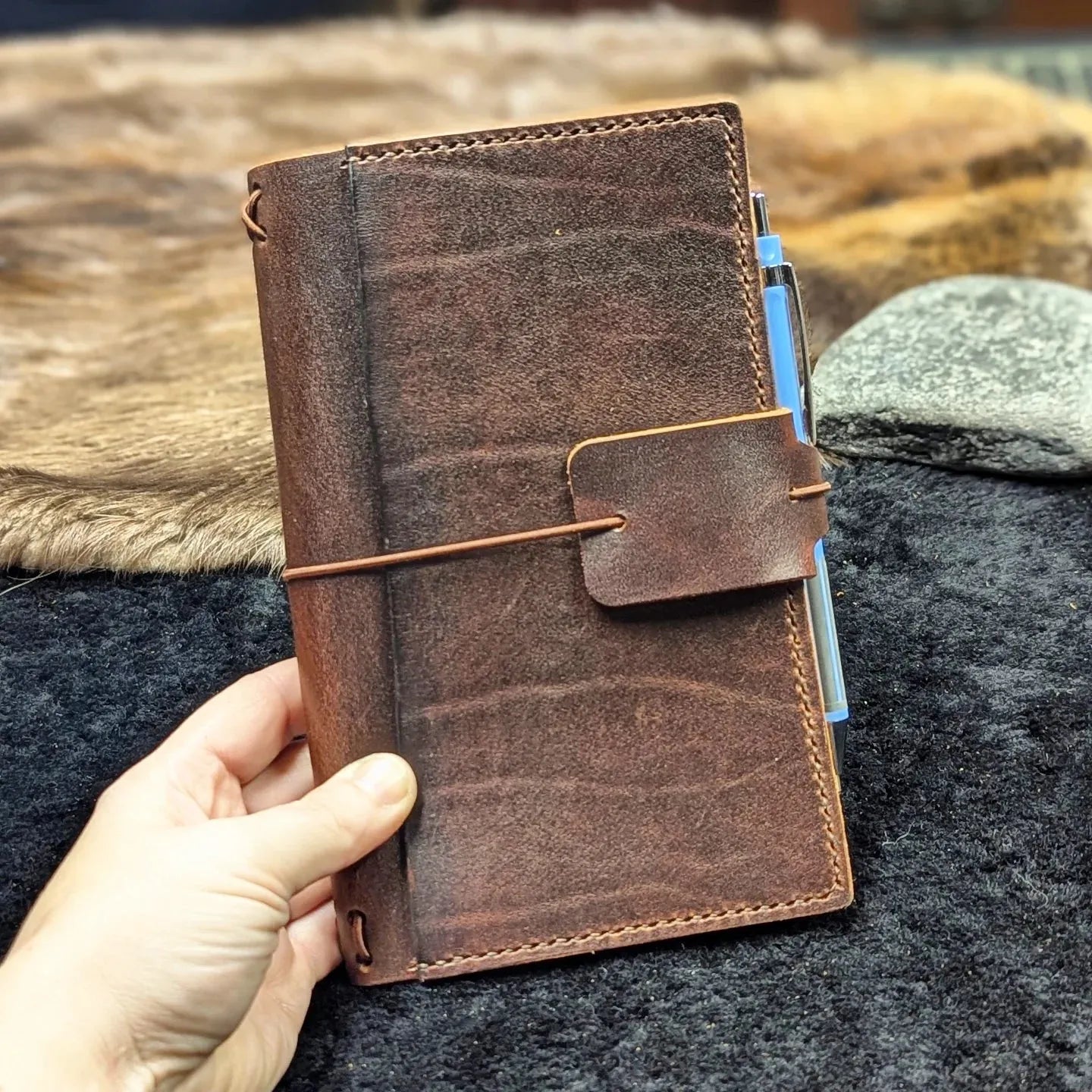 B6 SLIM Traveller's Refillable Notebook | Forest Keep ROOTS #4