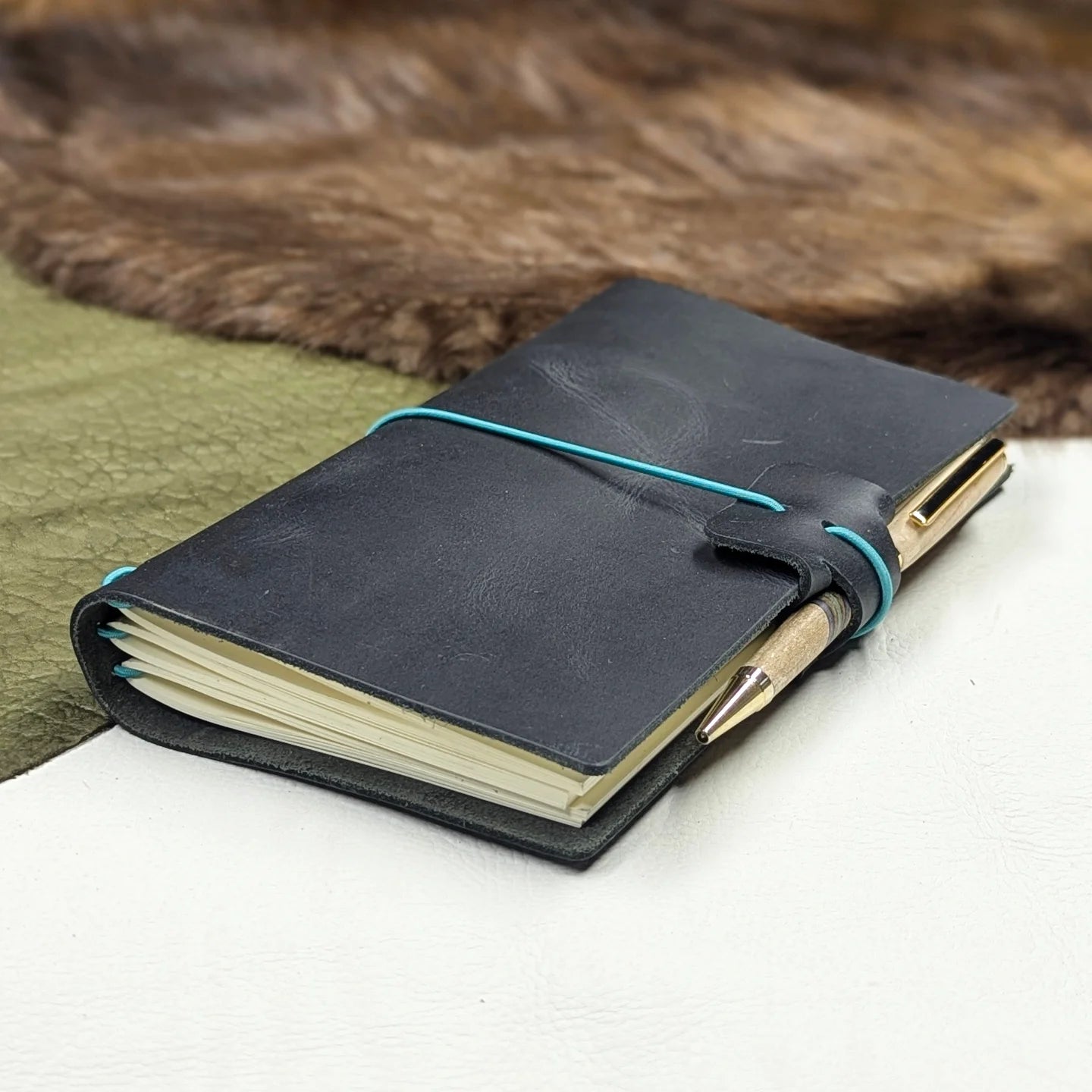 B6 SLIM Traveller's Refillable Notebook | Midnight Grey #1