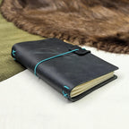 B6 SLIM Traveller's Refillable Notebook | Midnight Grey #1