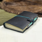 B6 SLIM Traveller's Refillable Notebook | Midnight Grey #4