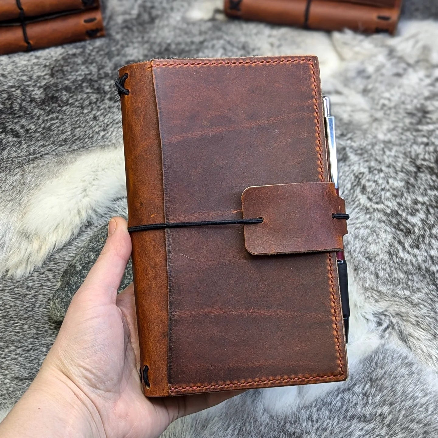 B6 SLIM Traveller's Refillable Notebook | Rua Tome 'Live Edge' #1