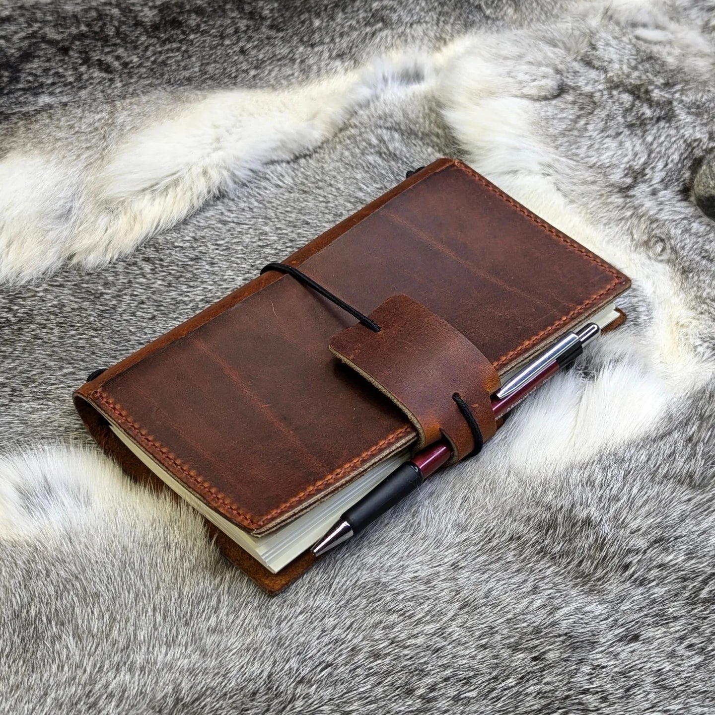 B6 SLIM Traveller's Refillable Notebook | Rua Tome 'Live Edge' #1