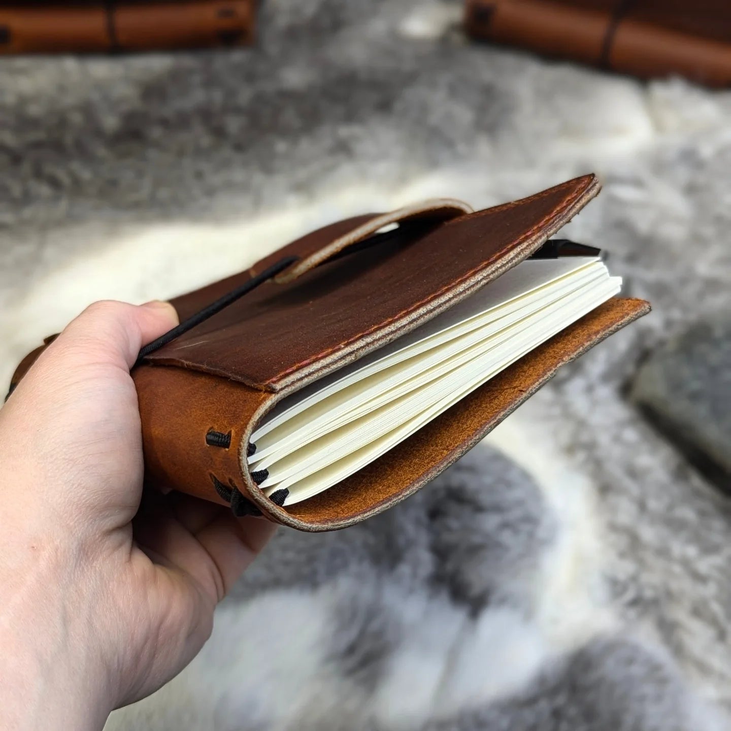 B6 SLIM Traveller's Refillable Notebook | Rua Tome 'Live Edge' #1