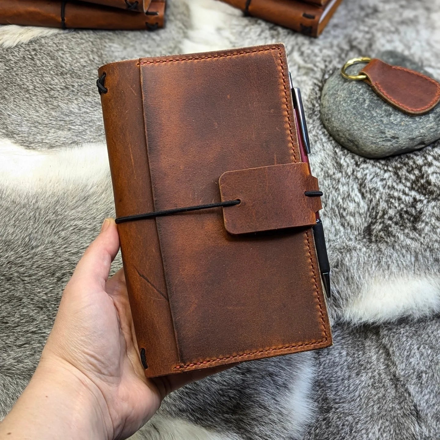 B6 SLIM Traveller's Refillable Notebook | Rua Tome 'Live Edge' #2