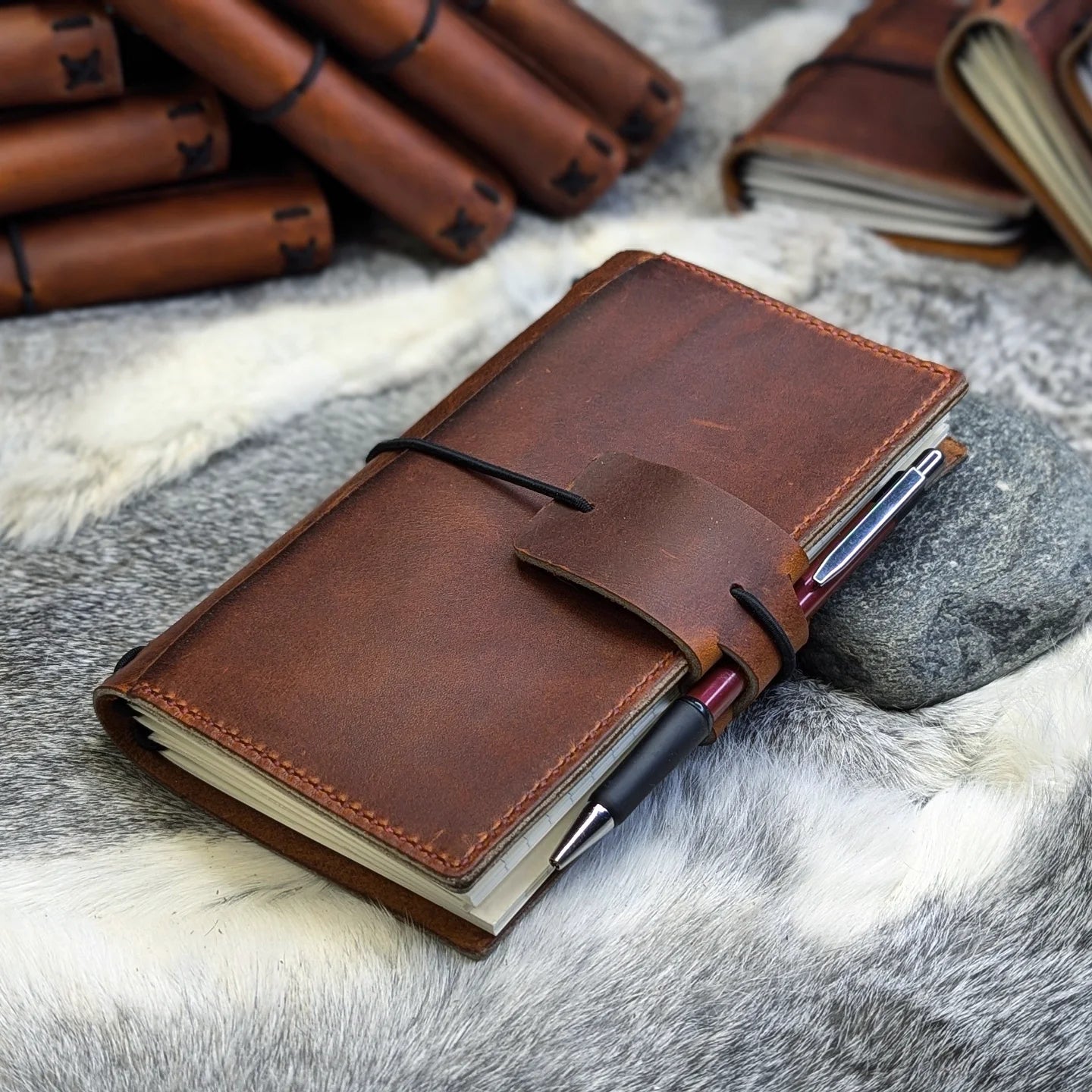 B6 SLIM Traveller's Refillable Notebook | Rua Tome 'Live Edge' #3