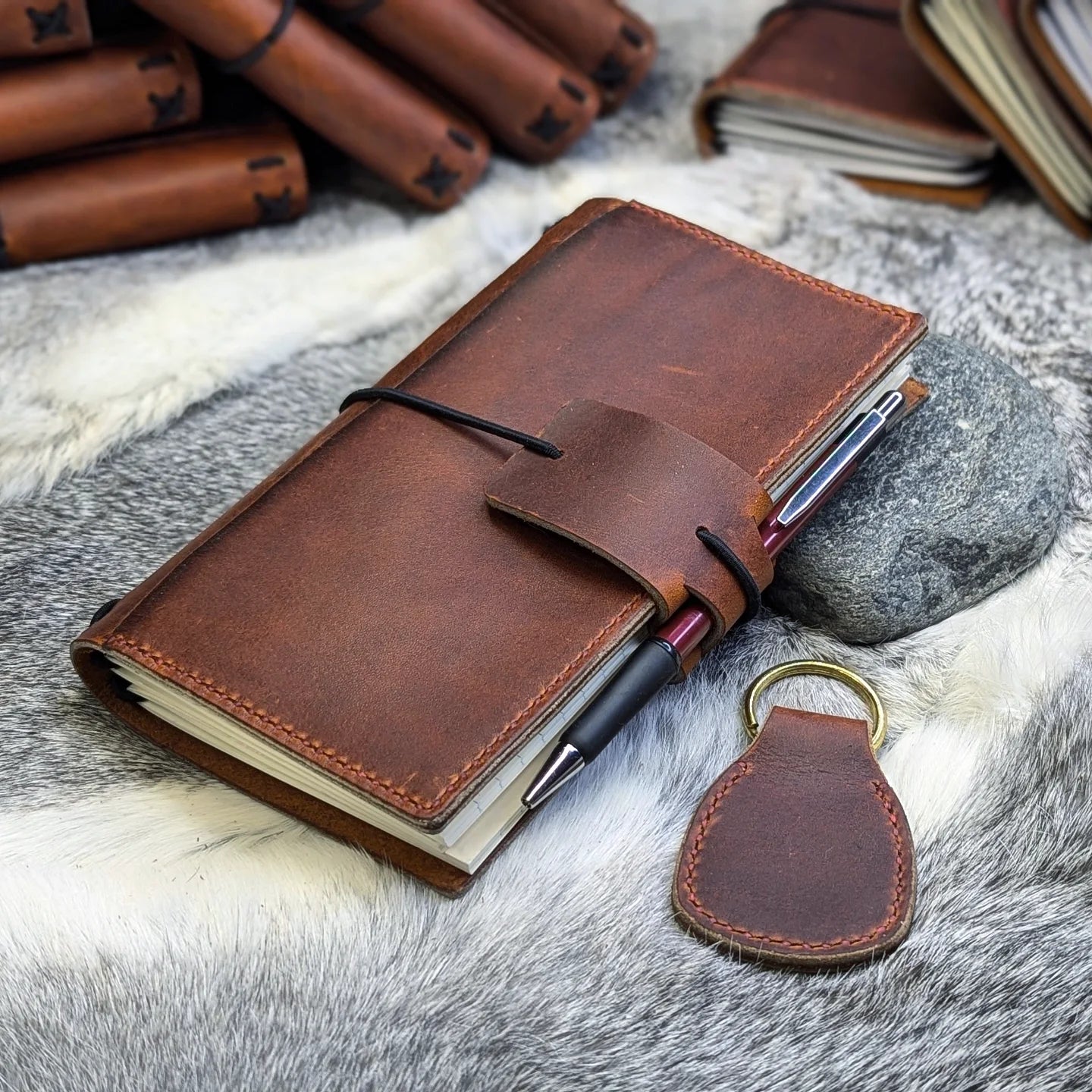 B6 SLIM Traveller's Refillable Notebook | Rua Tome 'Live Edge' #3
