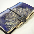 CUSTOM Traveller's Notebook | B6 Slim Tooled Purple + Gold Sunflower for T.W.