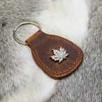 A6 Traveller's Refillable Notebook + Fob GIFT SET | Stitched Maple Leaf