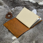 A6 Traveller's Refillable Notebook + Fob GIFT SET | Stitched Maple Leaf