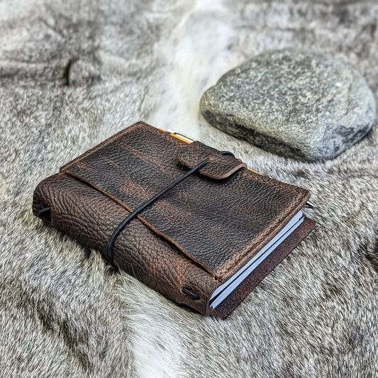 PASSPORT Traveller's Refillable Notebook | Durham Bull Grain 'Live Edge' #1