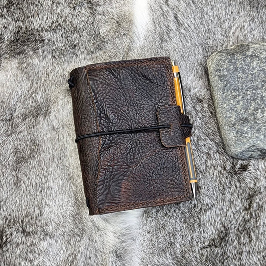 Passport Traveller's Refillable Notebook | Bull Grain 'Live Edge' #2