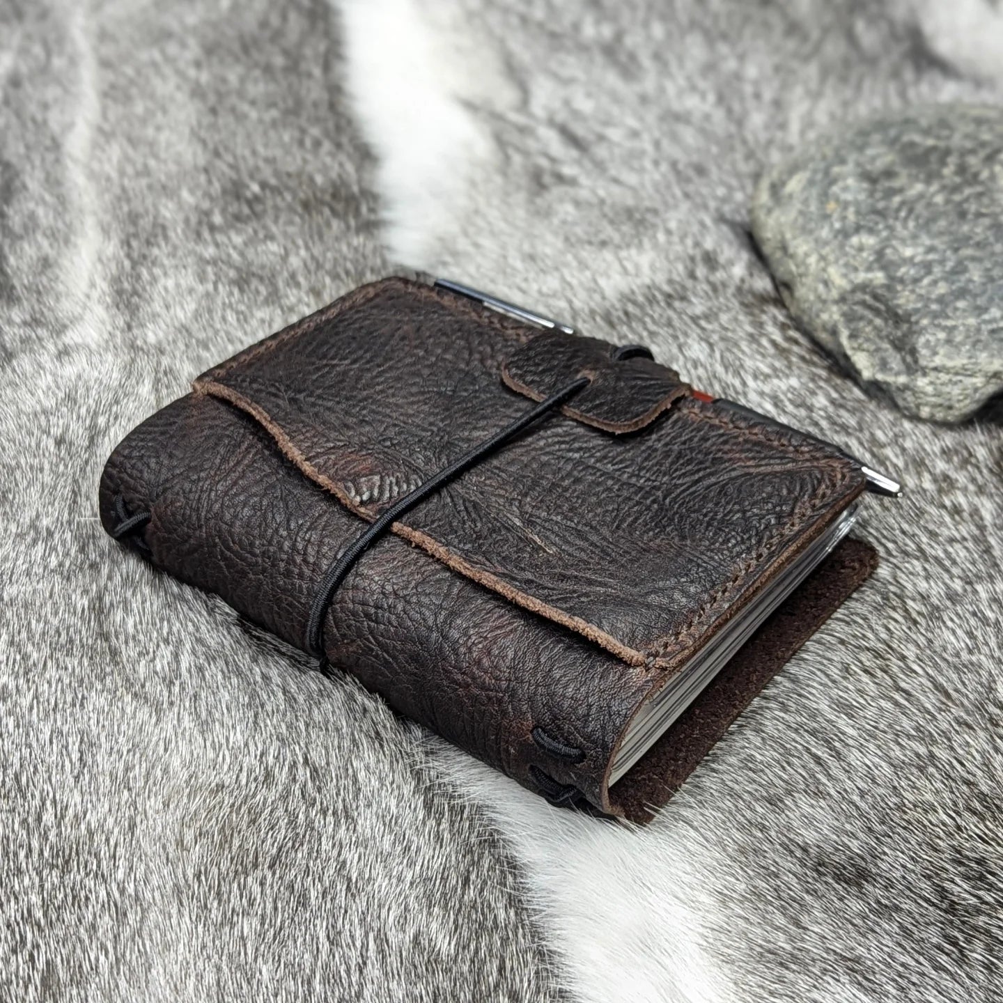 PASSPORT Traveller's Refillable Notebook | Durham Bull Grain 'Live Edge' #3