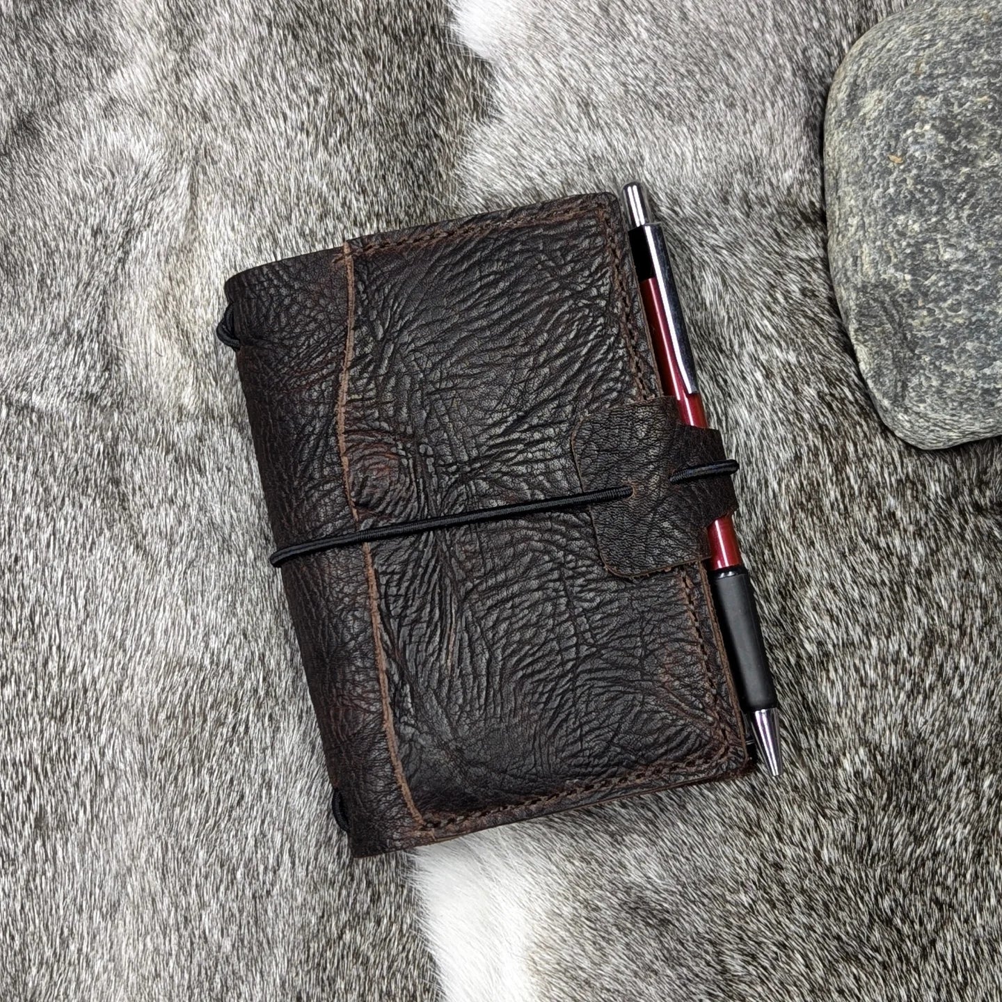 PASSPORT Traveller's Refillable Notebook | Durham Bull Grain 'Live Edge' #3