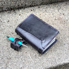 PASSPORT Traveller's Refillable Notebook | Eggplant Purple 'Live Edge' #1