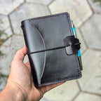 PASSPORT Traveller's Refillable Notebook | Eggplant Purple 'Live Edge' #10