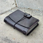 PASSPORT Traveller's Refillable Notebook | Eggplant Purple 'Live Edge' #12