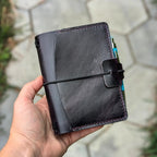 PASSPORT Traveller's Refillable Notebook | Eggplant Purple 'Live Edge' #12