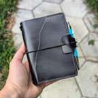 PASSPORT Traveller's Refillable Notebook | Eggplant Purple 'Live Edge' #3