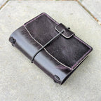 PASSPORT Traveller's Refillable Notebook | Eggplant Purple 'Live Edge' #5