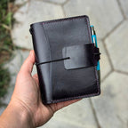 PASSPORT Traveller's Refillable Notebook | Eggplant Purple 'Live Edge' #9