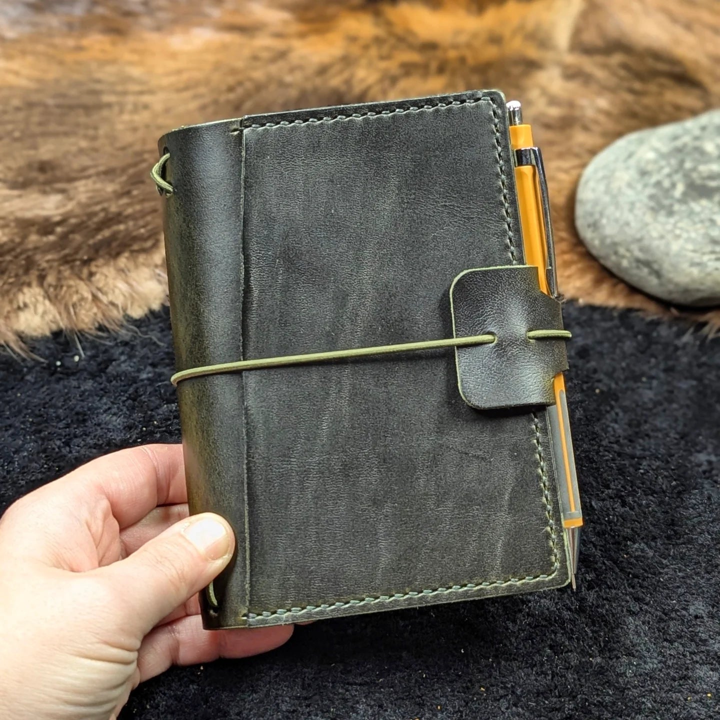Forest Keep Traveler’s Notebook – Refillable Journal Cover in Forest ...