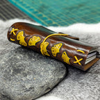 PASSPORT Traveller's Refillable Notebook | Tooled Ginkgo Leaves