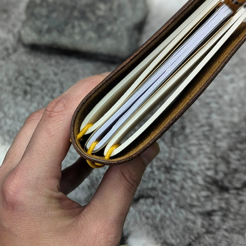 PASSPORT Traveller's Refillable Notebook | Tooled Ginkgo Leaves