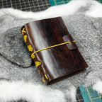 PASSPORT Traveller's Refillable Notebook | Tooled Ginkgo Leaves