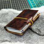 PASSPORT Traveller's Refillable Notebook | Tooled Ginkgo Leaves