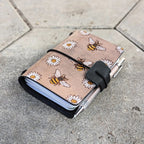 PASSPORT Traveller's Refillable Notebook | Pyrography Bees + Flowers #2