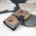 PASSPORT Traveller's Refillable Notebook | Pyrography Bees + Flowers #2