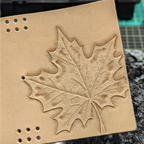 PASSPORT Traveller's Refillable Notebook | Large Tooled Maple Leaf #1