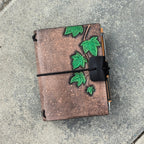 PASSPORT Traveller's Refillable Notebook | Tooled Painted Ivy Vine #1
