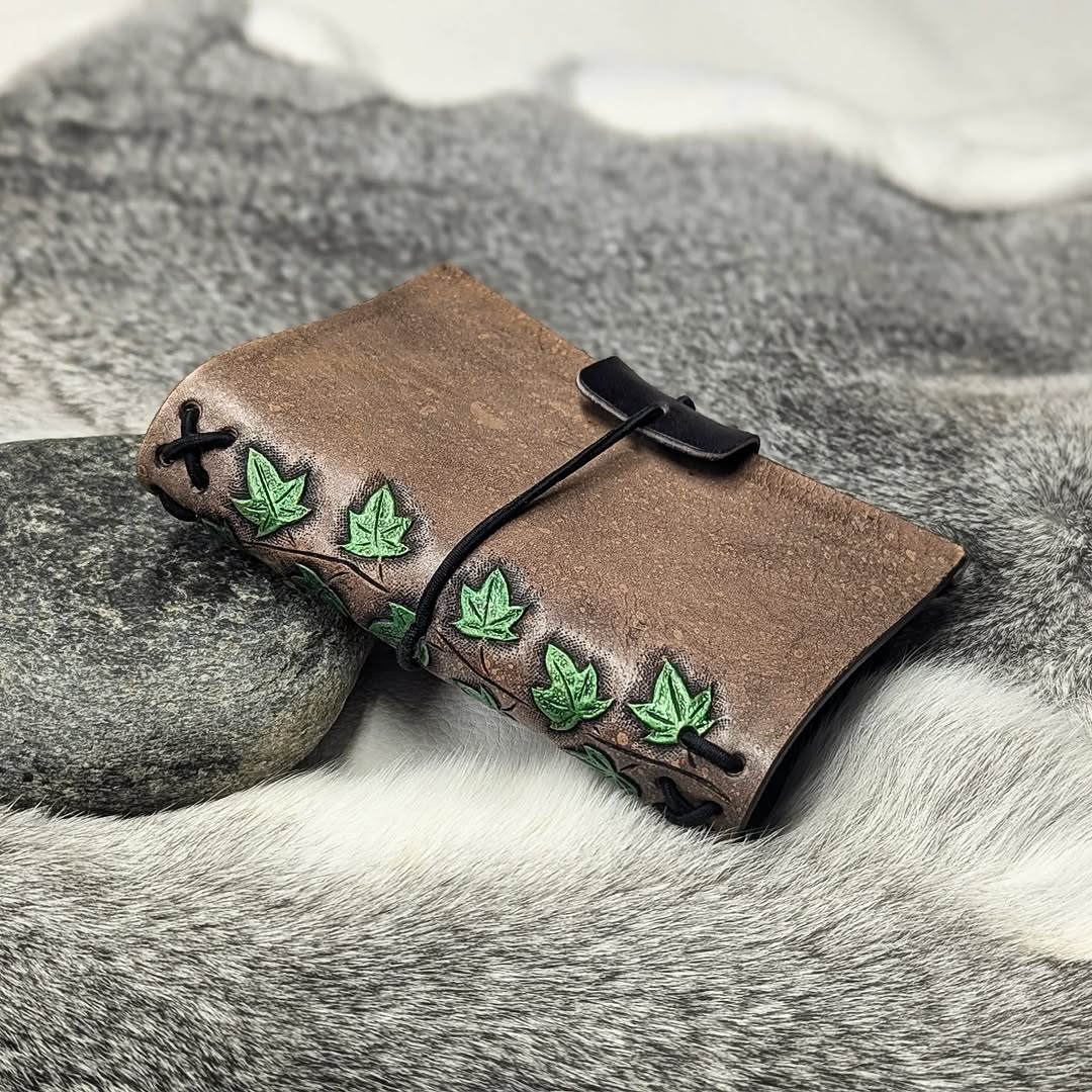 PASSPORT Traveller's Refillable Notebook | Tooled Ivy Vine