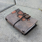 PASSPORT Traveller's Refillable Notebook | Tooled Painted Ivy Vine #2