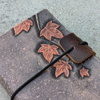 PASSPORT Traveller's Refillable Notebook | Tooled Painted Ivy Vine #2