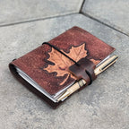 PASSPORT Traveller's Refillable Notebook | Tooled Maple Leaf #1