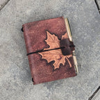 PASSPORT Traveller's Refillable Notebook | Tooled Maple Leaf #1