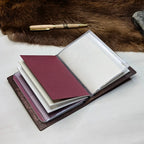 PASSPORT Traveller's Refillable Notebook | Tooled Maple Leaf #1