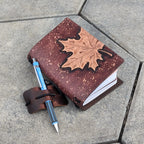 PASSPORT Traveller's Refillable Notebook | Tooled Maple Leaf #2