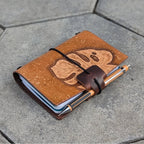 PASSPORT Traveller's Refillable Notebook | Tooled Monstera Leaf #5