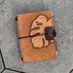 PASSPORT Traveller's Refillable Notebook | Tooled Monstera Leaf #5