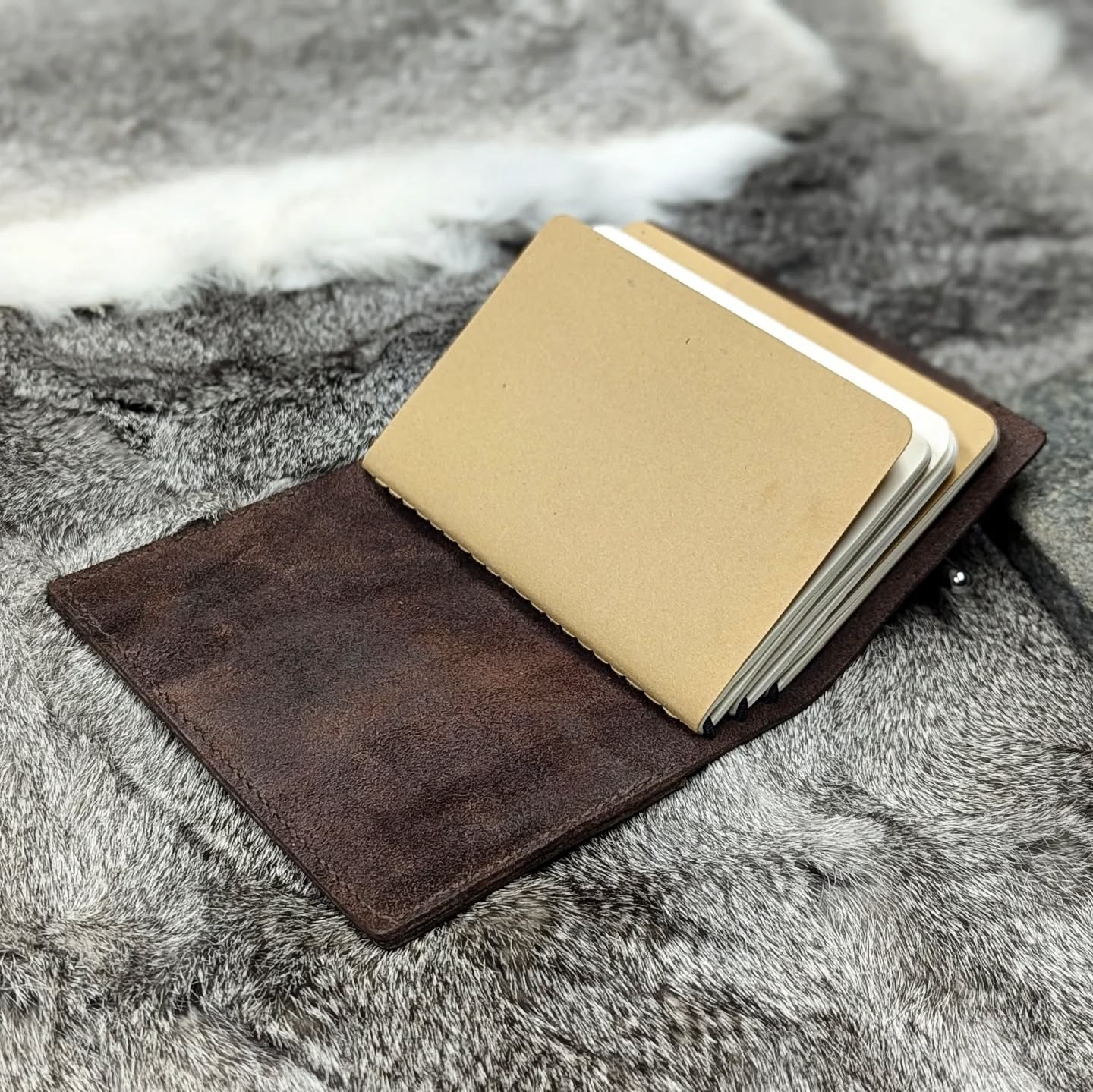 PASSPORT Traveller's Refillable Notebook | Durham Bull Grain 'Live Edge' #3